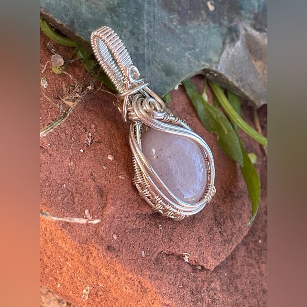 Sterling Silver Moonstone Pendant